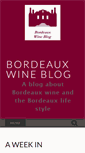 Mobile Screenshot of bordeauxwineblog.com